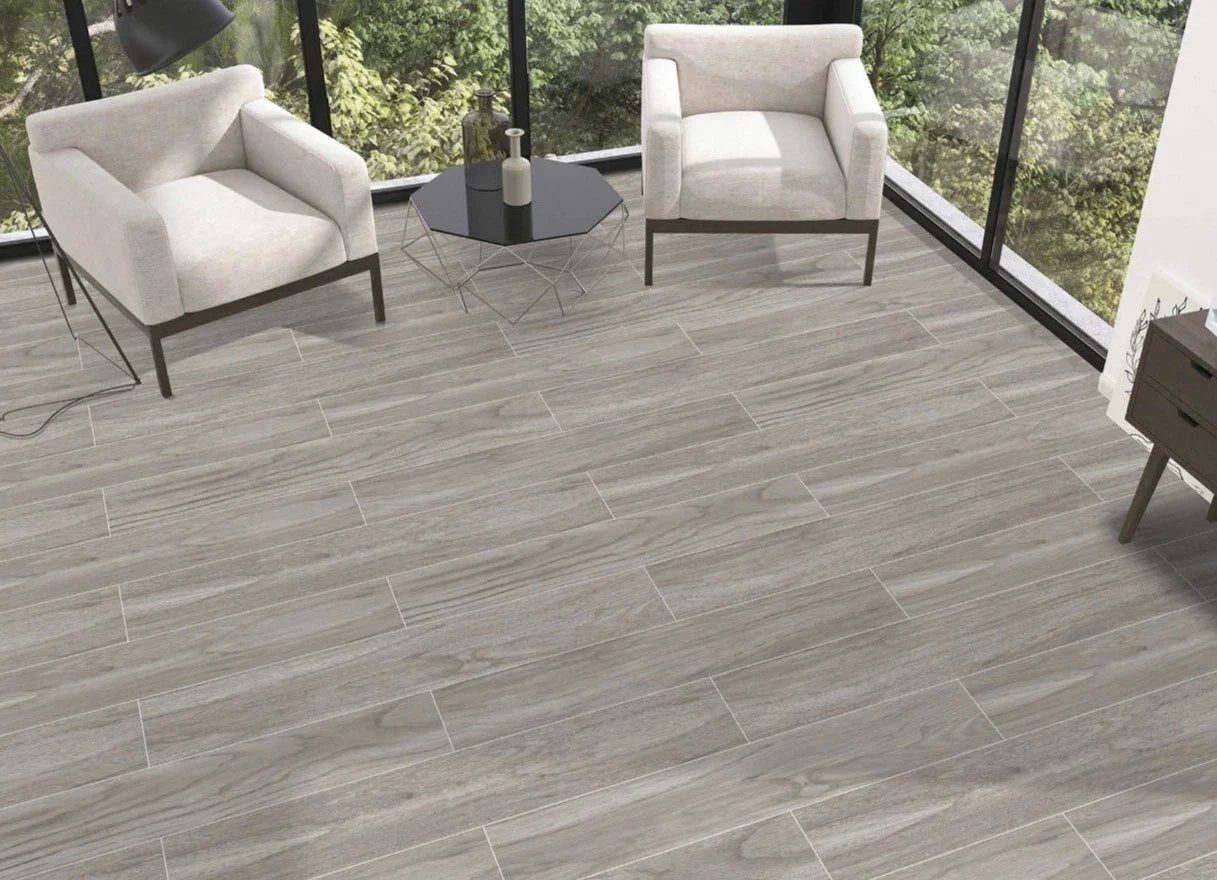 Wood Plank Tile Ashy Oak