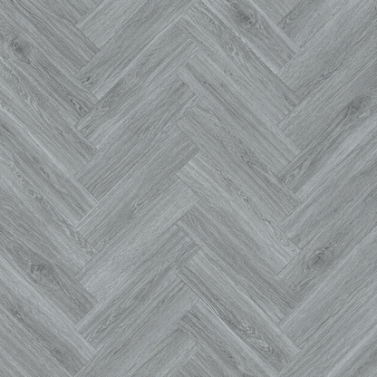 Herringbone SPC Click Grey Oak - 1.3 m² Pack
