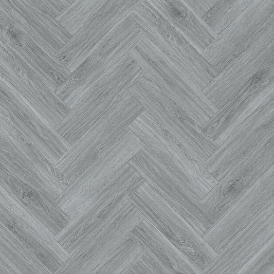 Herringbone SPC Click Grey Oak - 1.3 m² Pack