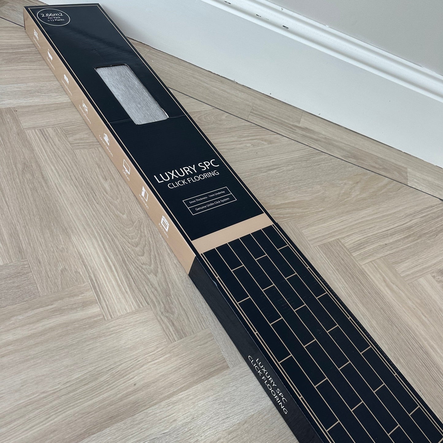 Luxury SPC Click Nordic Oak - 2.46 m²  Pack